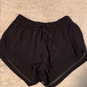 Black lululemon shorts